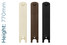 CA-ET770-TH - Carron Eton 1 Column Cast Iron Radiator H770mm x W694mm CA-ET770-TH - Carron Eton 1 Column Cast Iron Radiator H770mm x W694mm